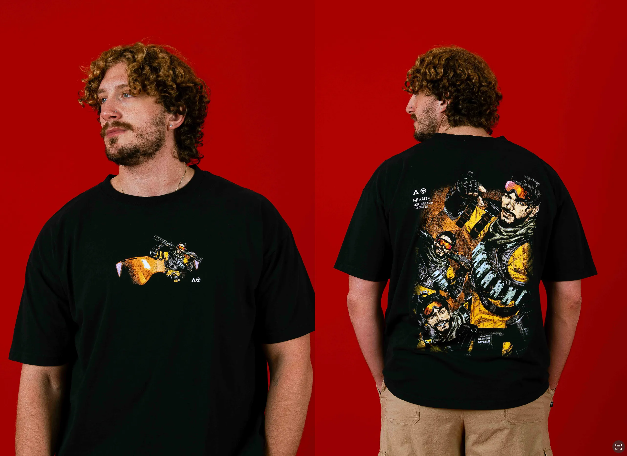 APEX MIRAGE SHIRT (BLACK) sold by hypland product image thumbnail 3