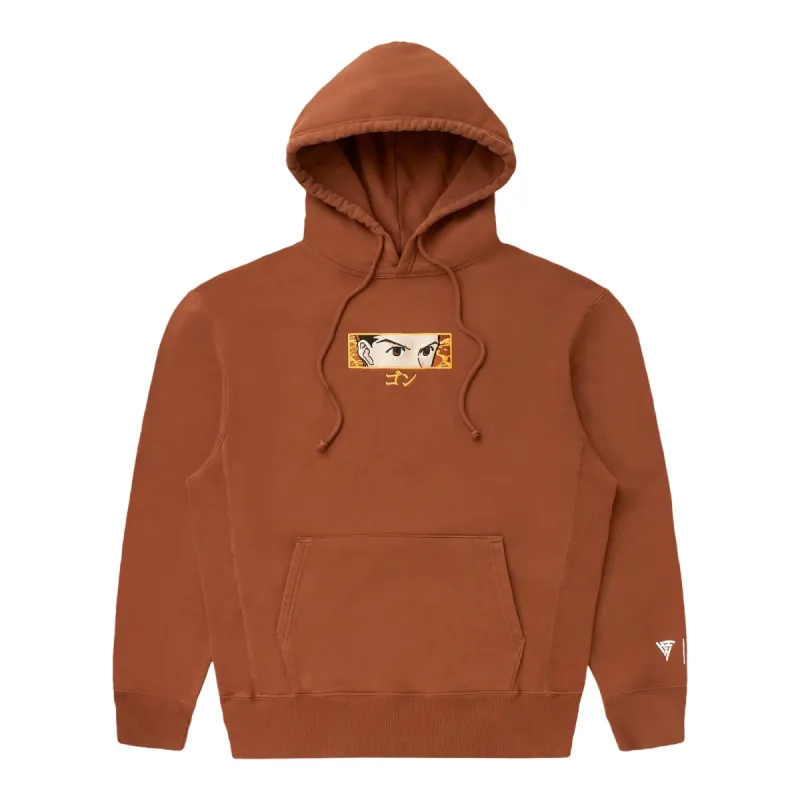 HXH ADULT GON EYES HOODIE (BROWN) sold by hypland