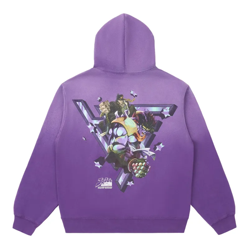 JOJO MIRROR LOGO HOODIE (PURPLE DYE) *PRE ORDER* sold by hypland
