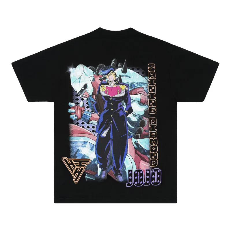 JOJO JOSUKE SHINING DIAMOND SHIRT (BLACK) sold by hypland