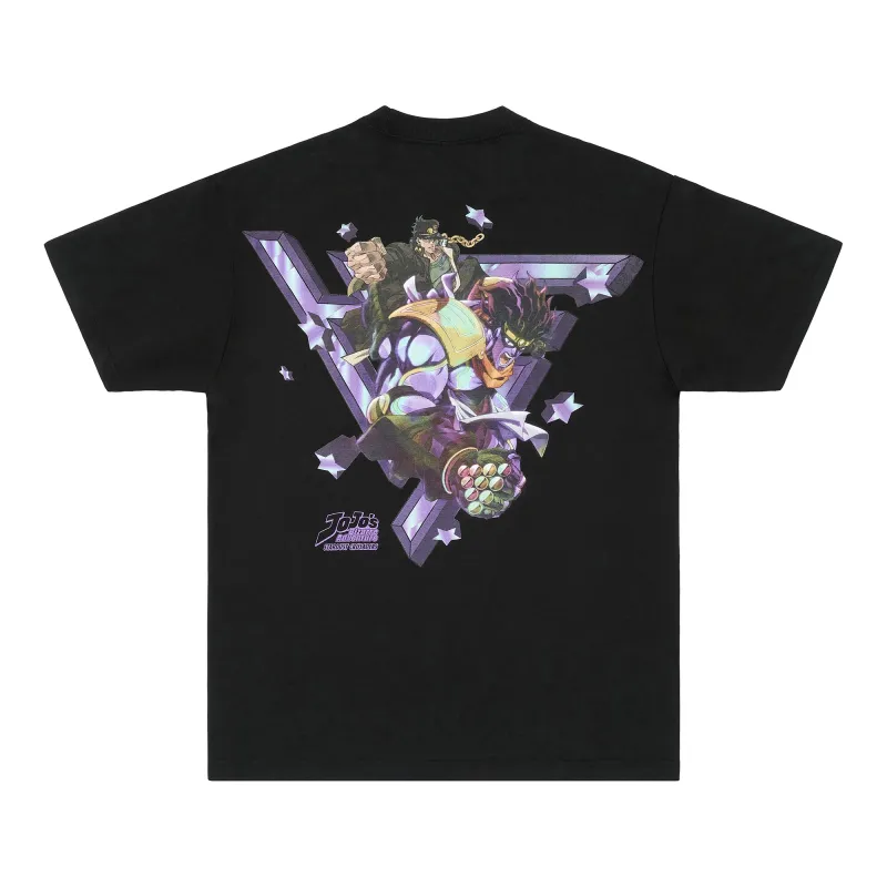 JOJO JOTARO MIRROR LOGO SHIRT (BLACK) sold by hypland