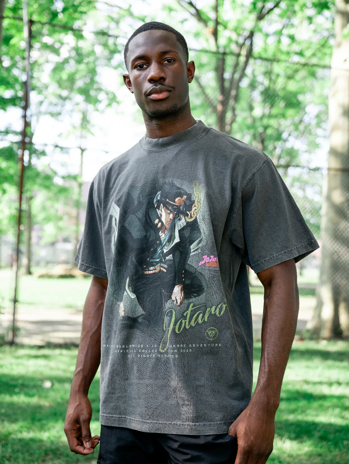 JOJO JOTARO JUMBO SHIRT (VINTAGE BLACK) sold by hypland product image thumbnail 3