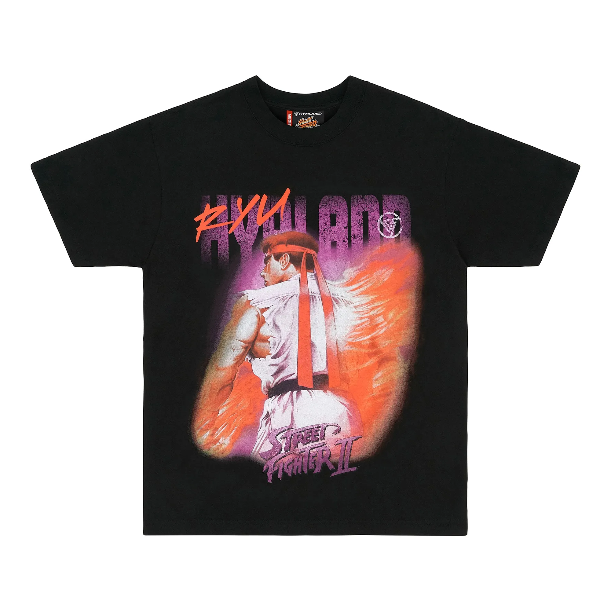 STREET FIGHTER RYU AOP SHIRT (BLACK) sold by hypland