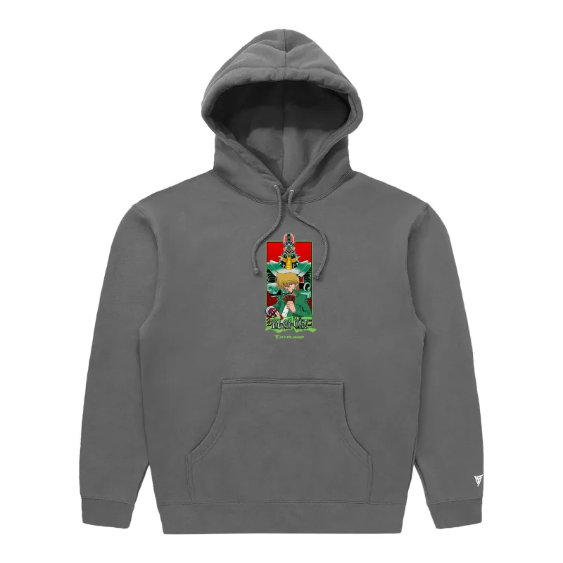 YUGIOH JOEY JINZO HOODIE (CHARCOAL) sold by hypland