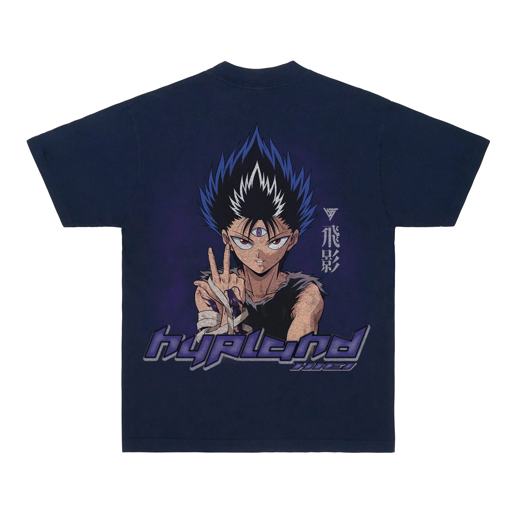 YYH HIEI DARK FLAME SHIRT (NAVY) sold by hypland