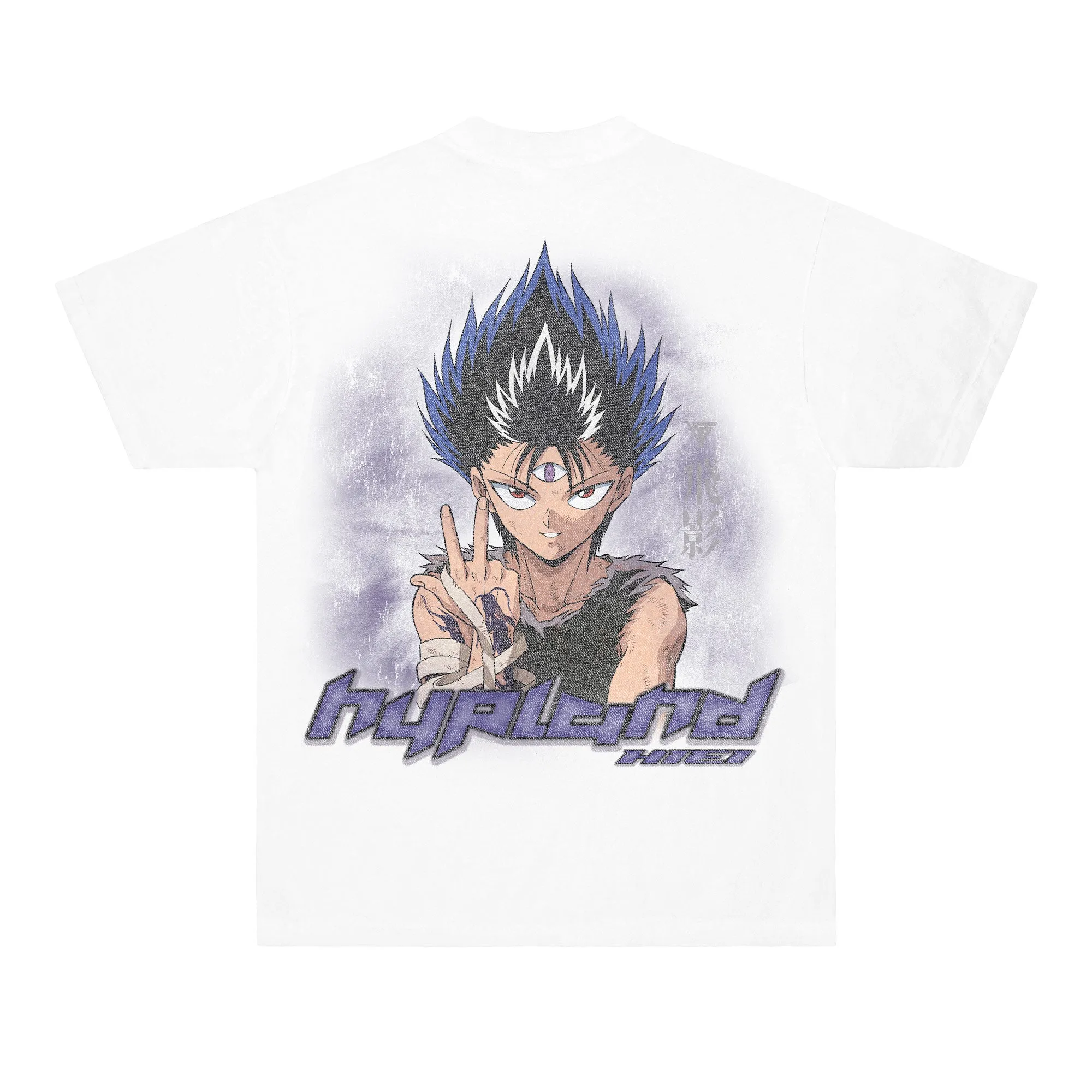 YYH HIEI DARK FLAME SHIRT (WHITE) sold by hypland