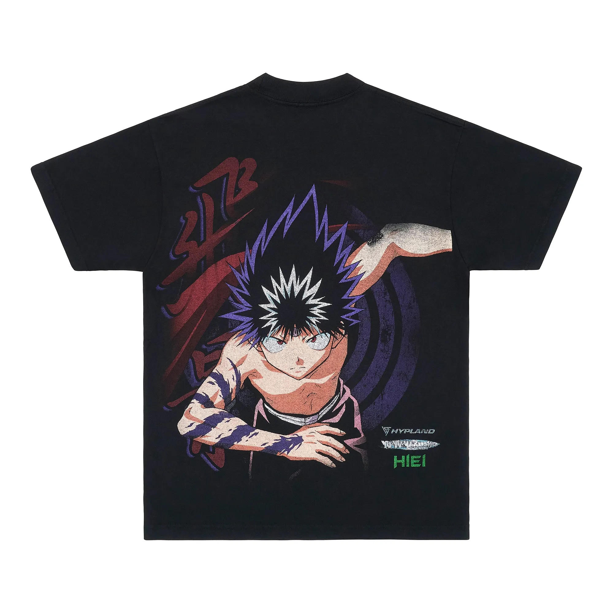 YYH HIEI SPIRAL MEGA PRINT SHIRT (BLACK) sold by hypland