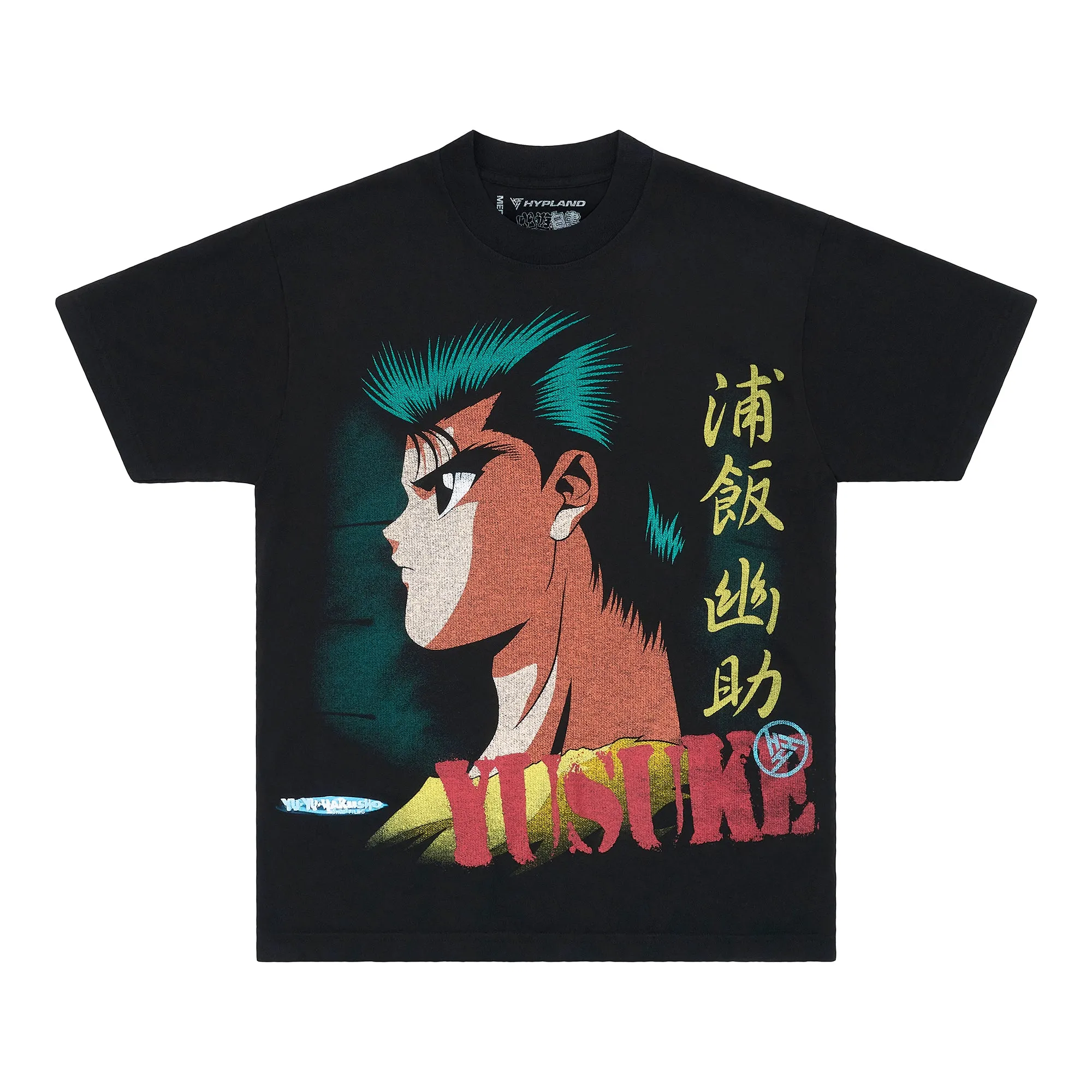 YYH YUSUKE PROFILE MEGA PRINT SHIRT (BLACK) sold by hypland
