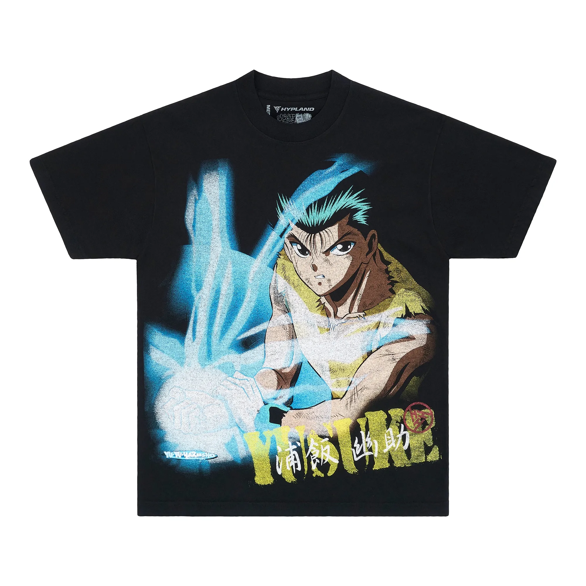 YYH YUSUKE SPIRIT WAVE MEGA PRINT SHIRT (BLACK) sold by hypland