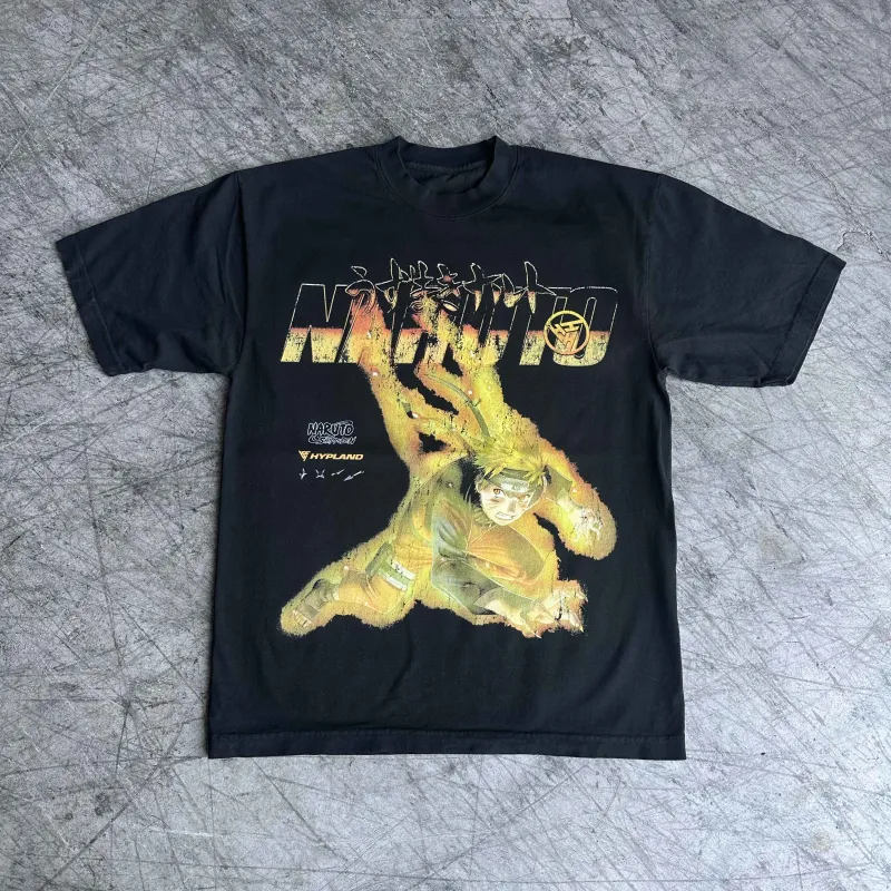 SHIPPUDEN NINE TAILS SHIRT (BLACK) made by hypland