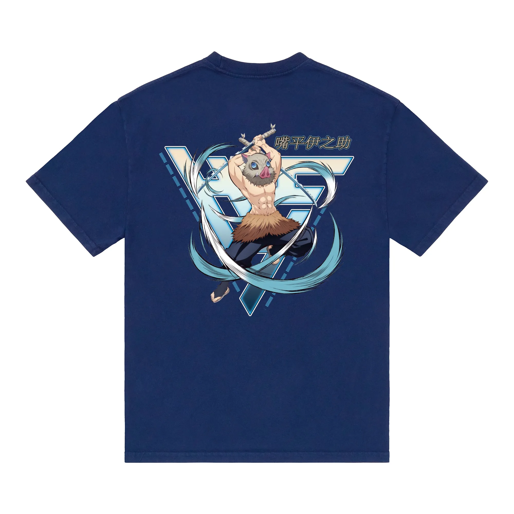 DEMON SLAYER INOSUKE SLICE SHIRT (NAVY) sold by hypland
