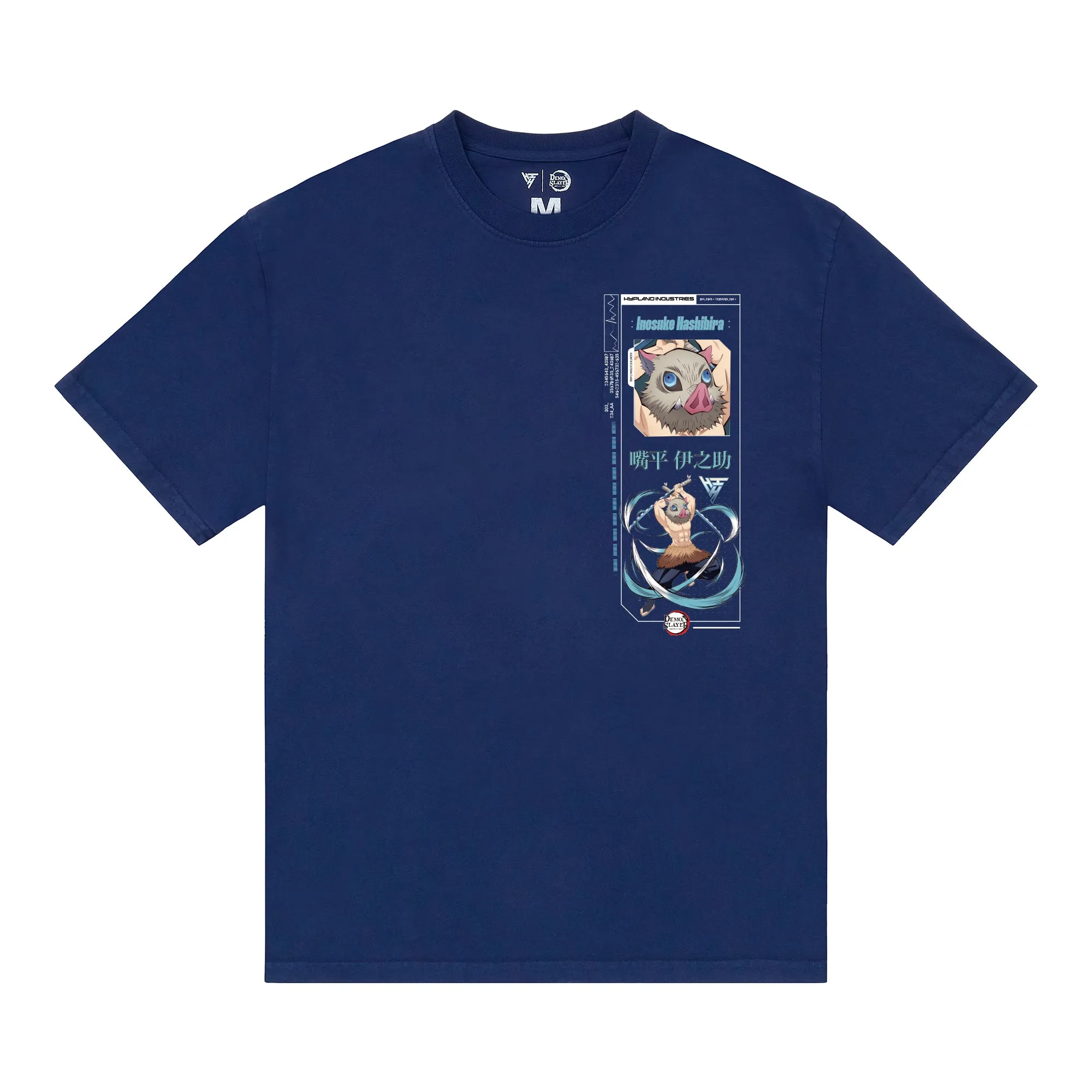 DEMON SLAYER INOSUKE SLICE SHIRT (NAVY) sold by hypland product image thumbnail 2