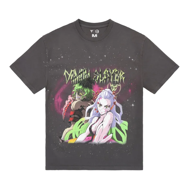 DEMON SLAYER SIBLING JUMBO PRINT SHIRT (VINTAGE GREY) sold by hypland