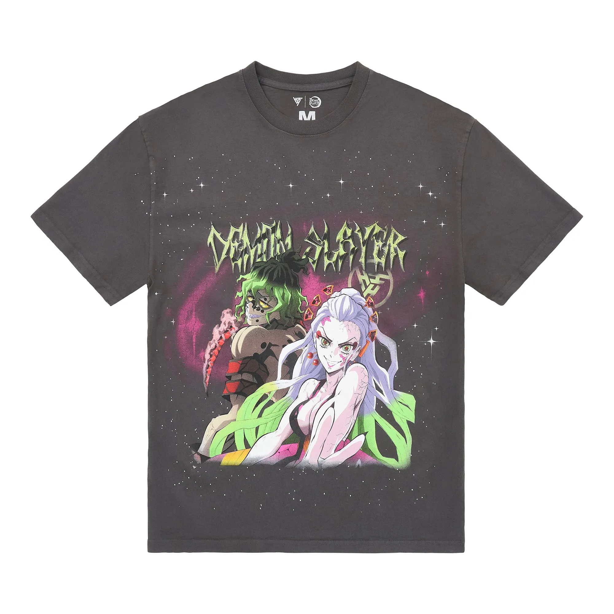 DEMON SLAYER SIBLING JUMBO PRINT SHIRT (VINTAGE GREY) sold by hypland