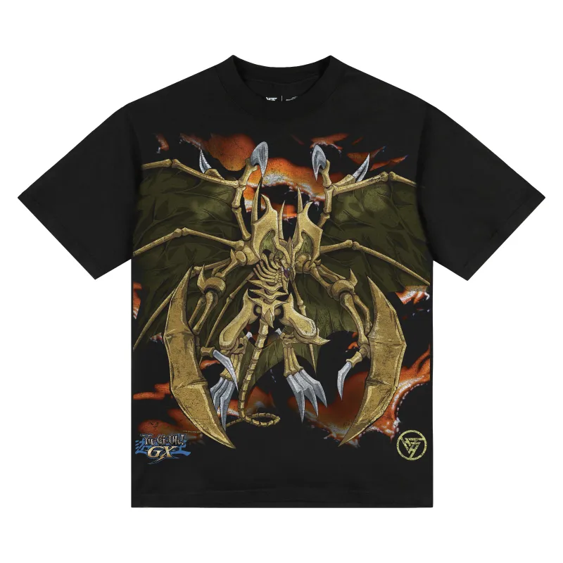 YUGIOH HAMON JUMBO PRINT SHIRT (BLACK) made by hypland
