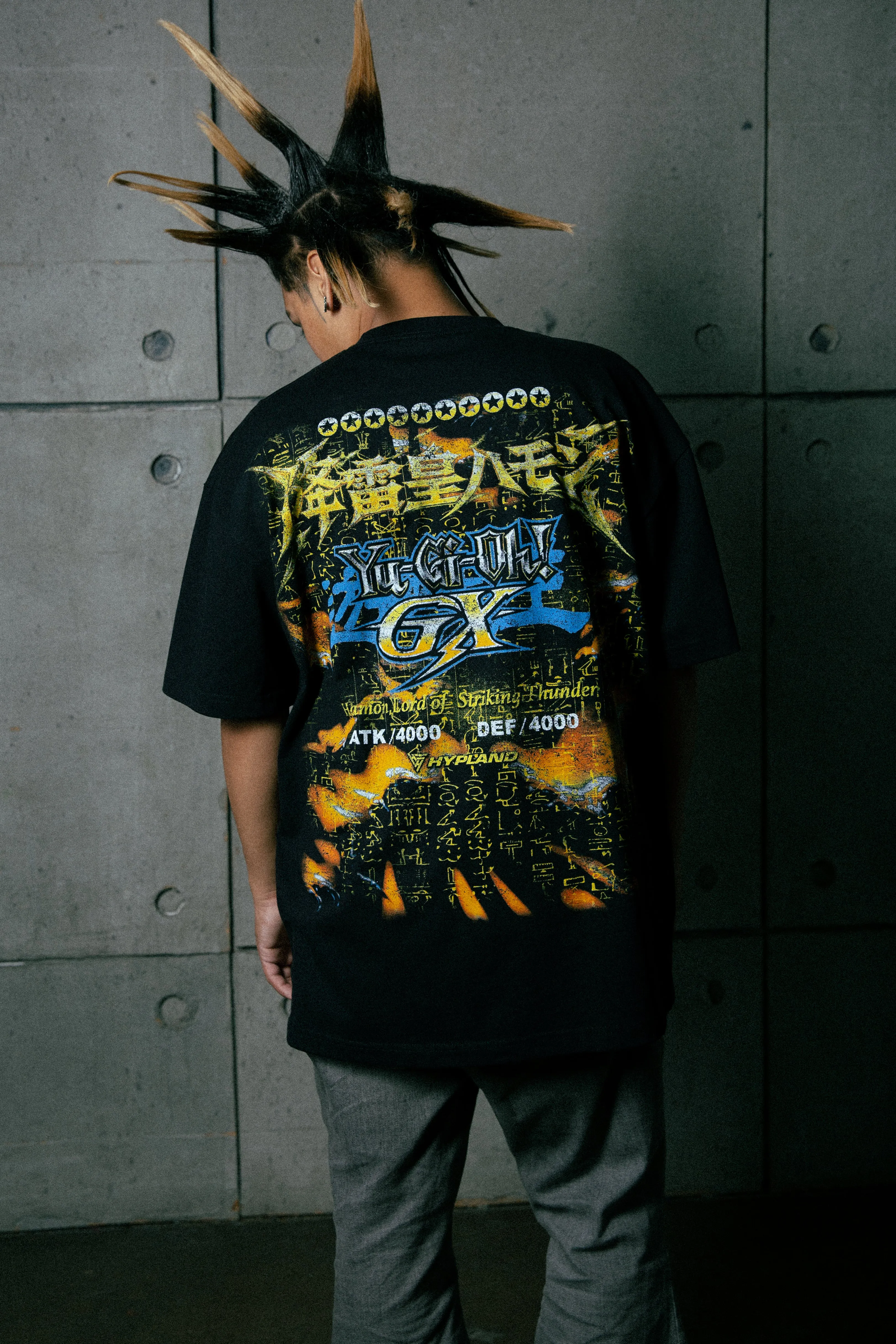YUGIOH HAMON JUMBO PRINT SHIRT (BLACK) sold by hypland product image thumbnail 4
