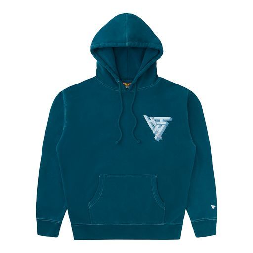 DRAGON BALL Z TRUNKS SLICE LOGO HOODIE (VINTAGE BLUE) sold by hypland