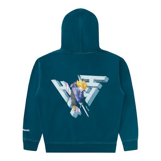 DRAGON BALL Z TRUNKS SLICE LOGO HOODIE (VINTAGE BLUE) sold by hypland product image thumbnail 2