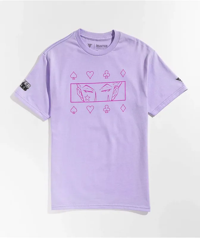 DISCORD HXH HISOKA T SHIRT (LAVENDER) sold by hypland