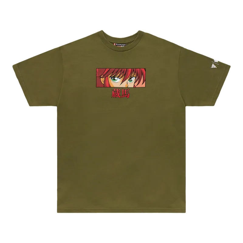 YYH KURAMA EYES SHIRT (OLIVE) sold by hypland