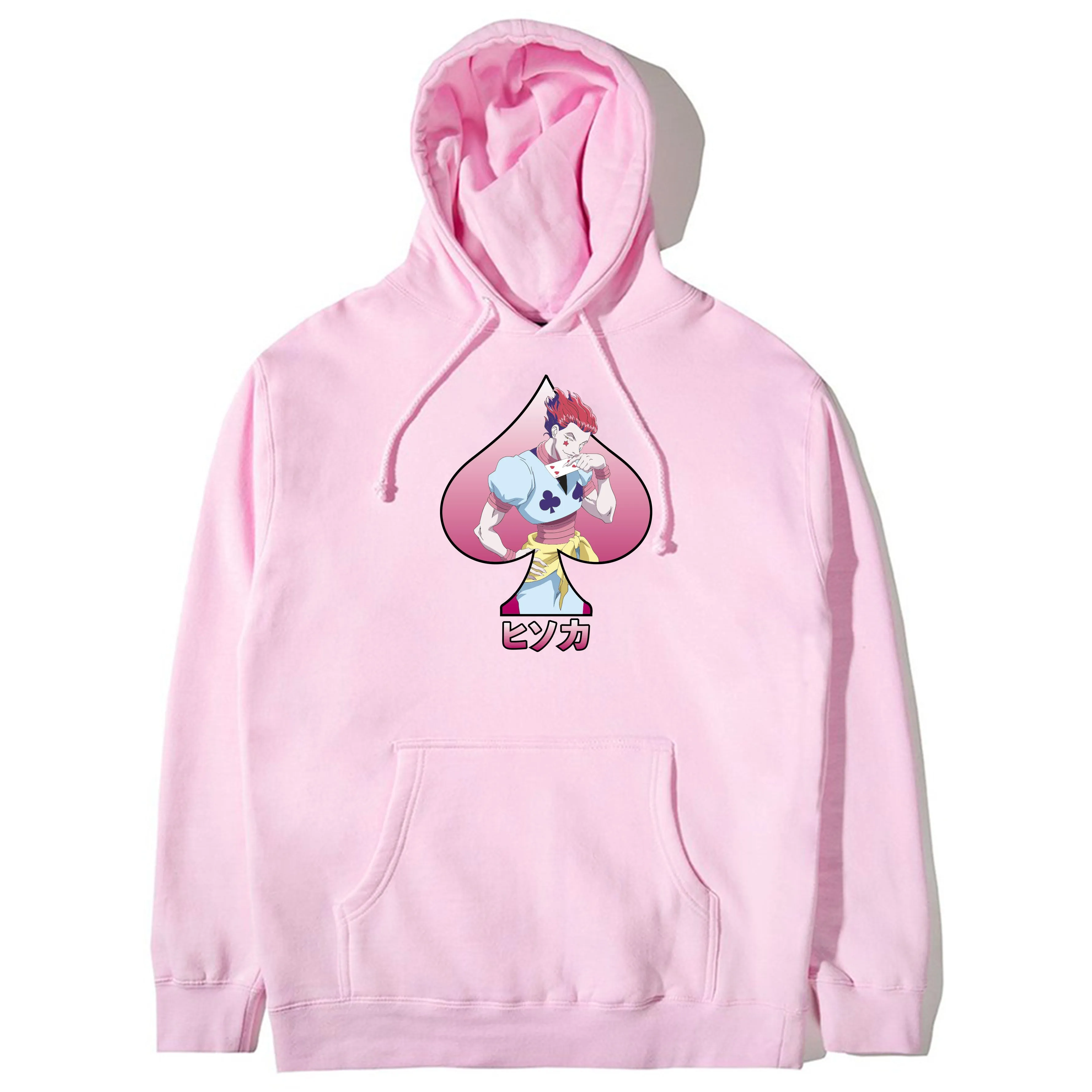 HXH HISOKA SPADE HOODIE (PINK) sold by hypland