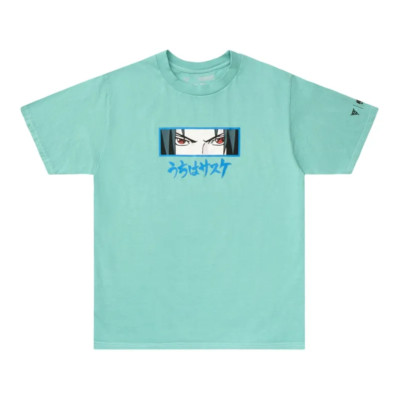 SHIPPUDEN SASUKE EYES SHIRT (LIGHT BLUE) sold by hypland