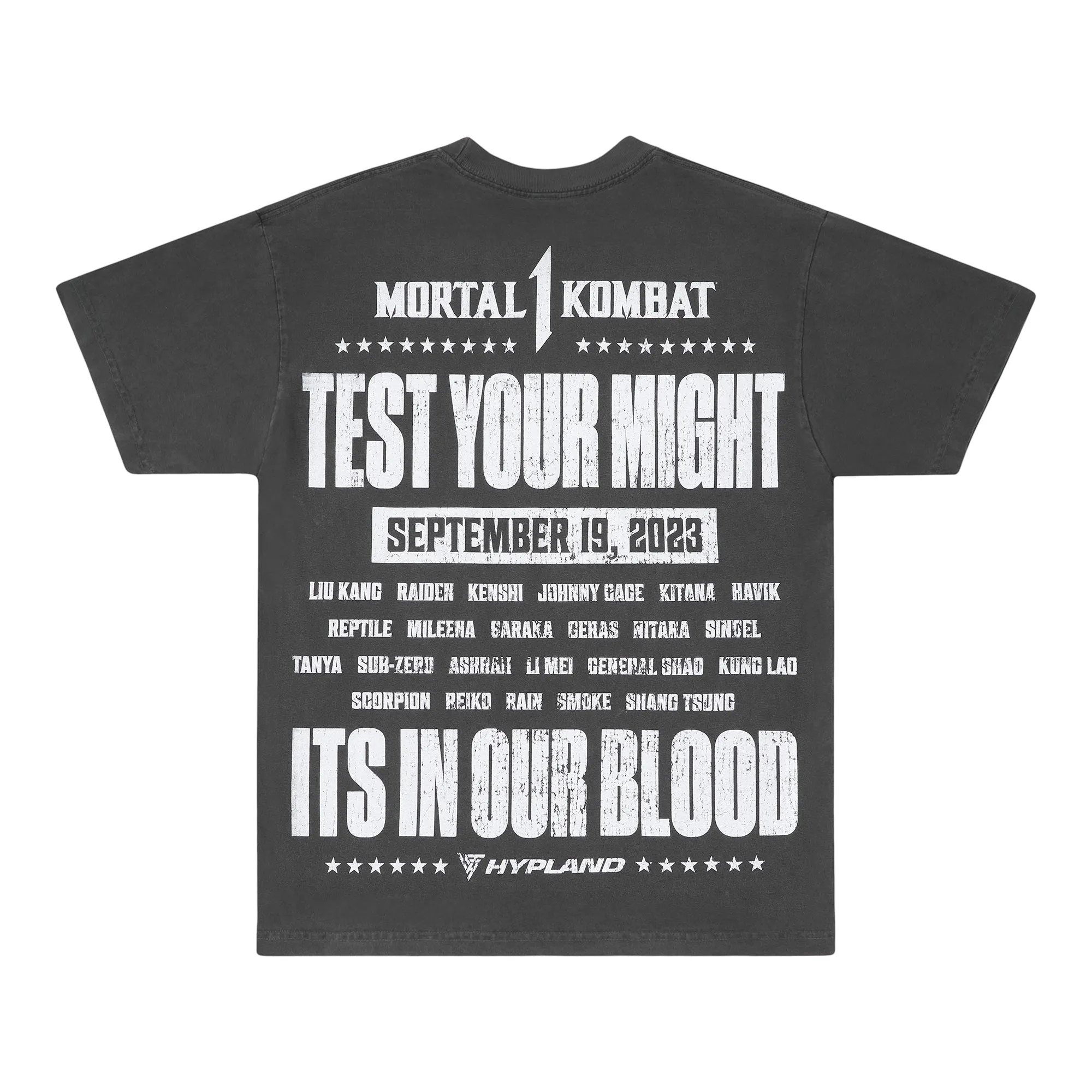 MK LIU KANG SHIRT (VINTAGE BLACK) sold by hypland product image thumbnail 2