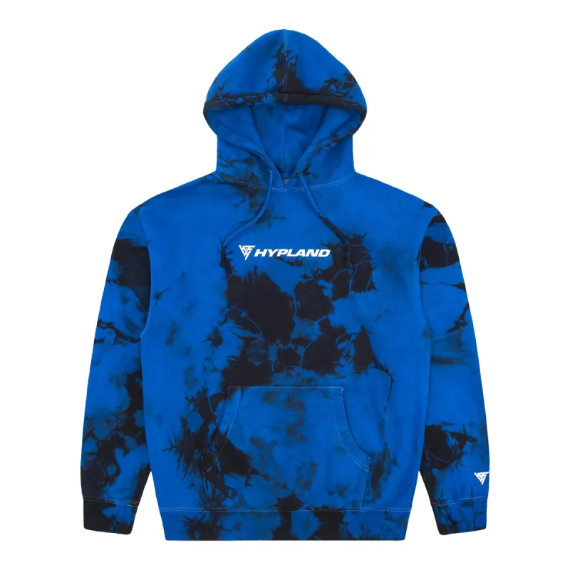 HYPLAND LOGO HOODIE (BLUE DYE) sold by hypland