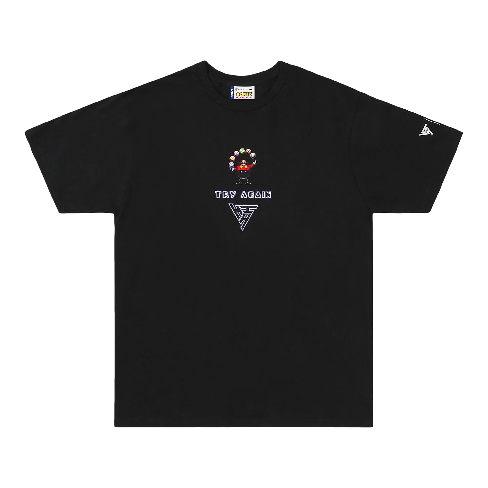 SONIC TRY AGAIN T SHIRT (BLACK) sold by hypland product image thumbnail 2