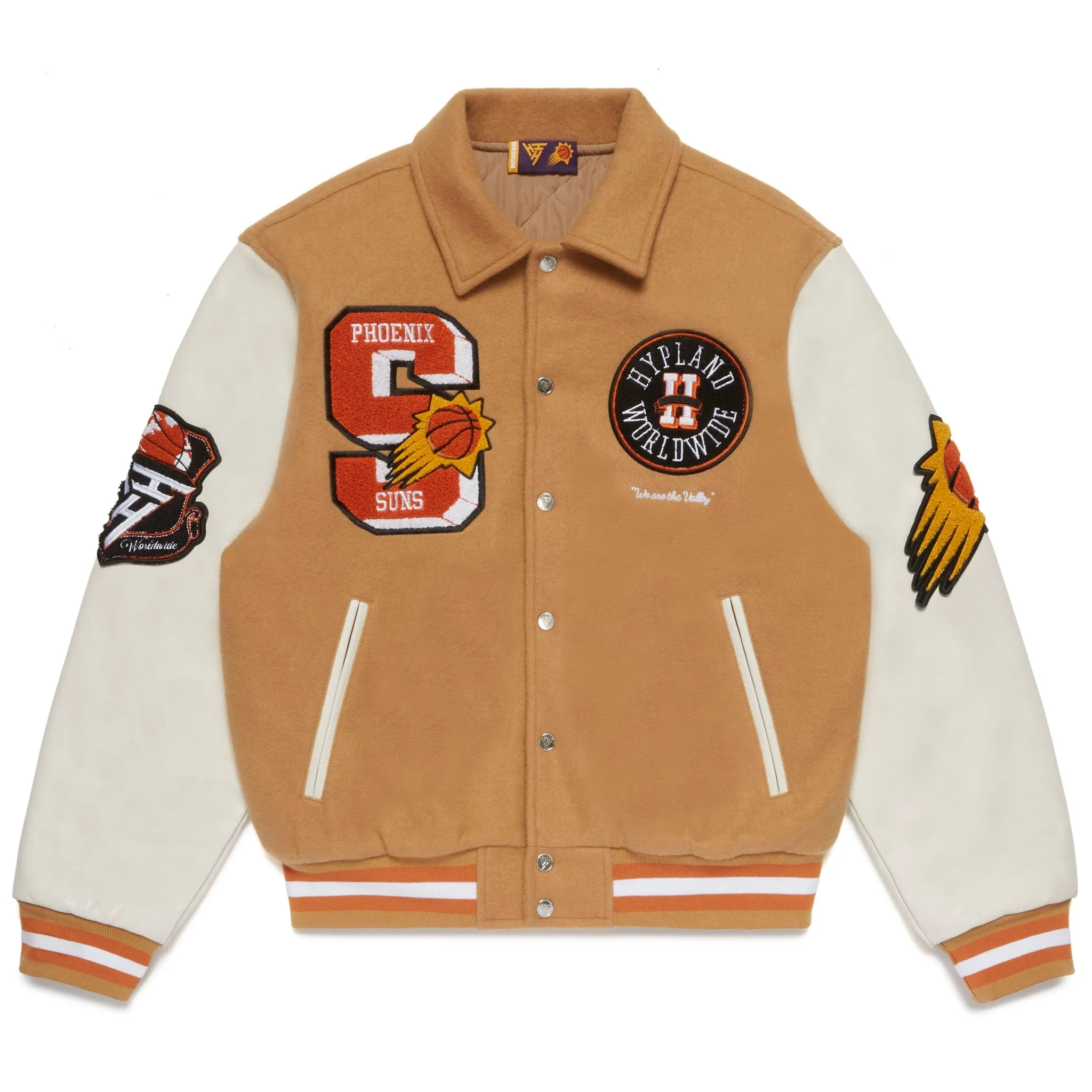 NBA PHOENIX SUNS VARSITY JACKET (SAND) sold by hypland