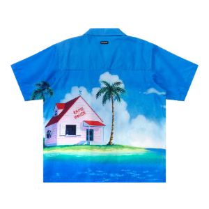 DB KAME HOUSE BUTTON UP SHIRT (BLUE) sold by hypland