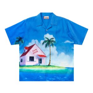 DB KAME HOUSE BUTTON UP SHIRT (BLUE) sold by hypland