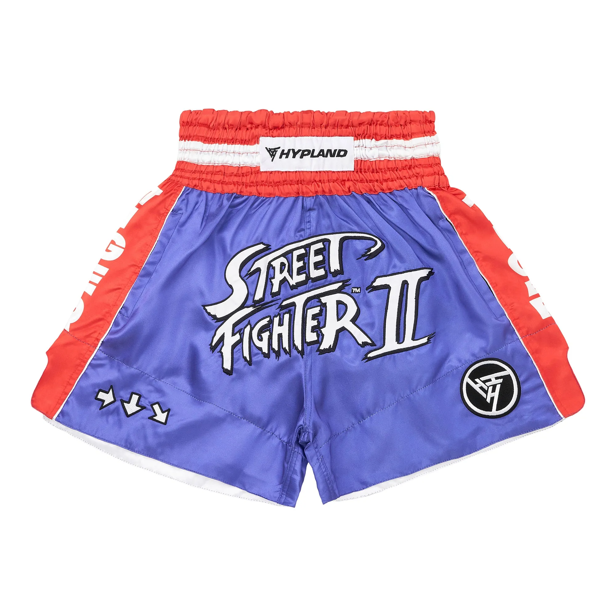 STREET FIGHTER SAGAT MUAY THAI SHORTS (PURPLE) sold by hypland