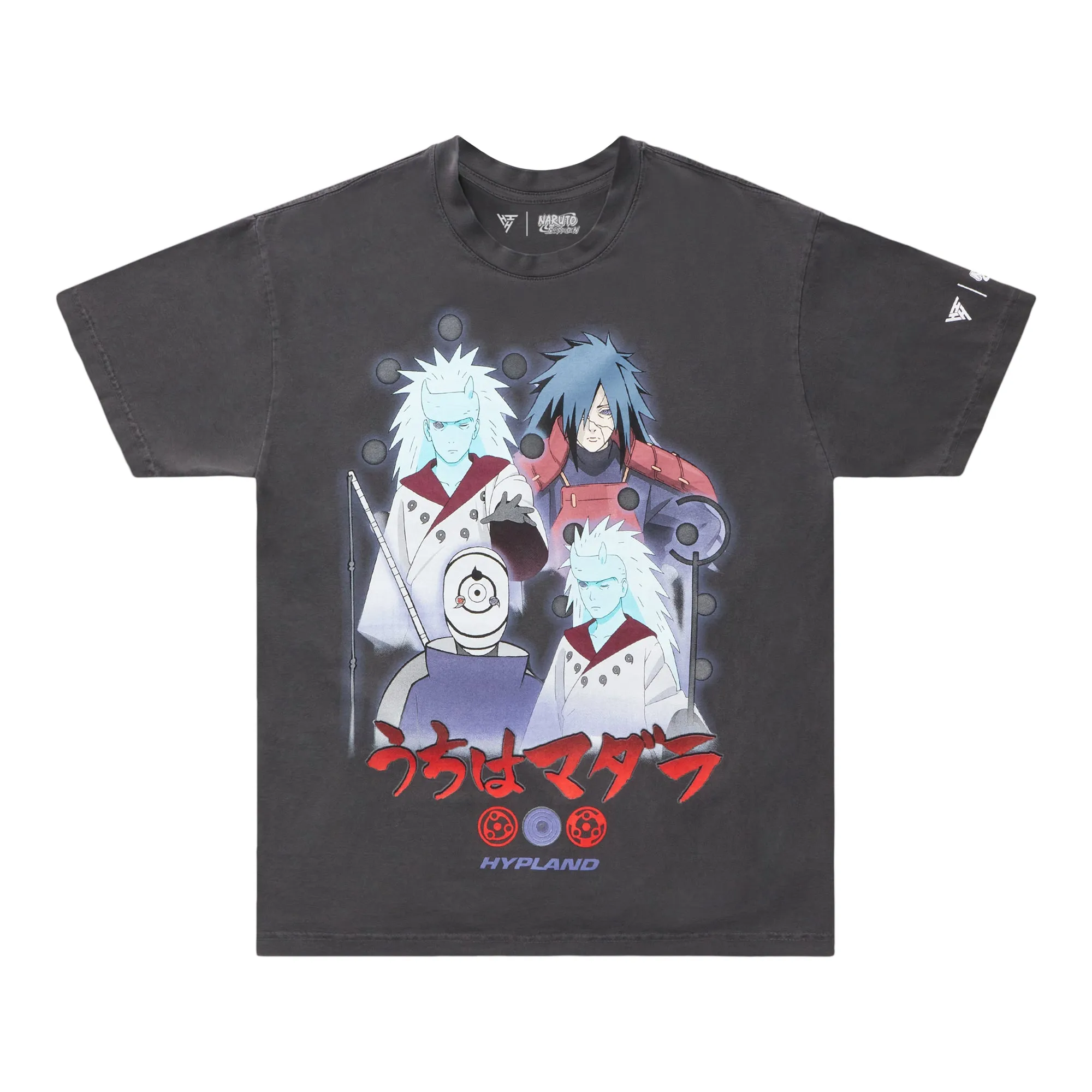 SHIPPUDEN MADARA RIKIDOU T SHIRT (VINTAGE BLACK) sold by hypland
