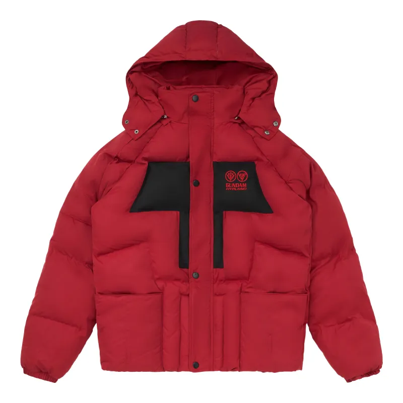GUNDAM ZAKU PUFFER JACKET (RED) sold by hypland