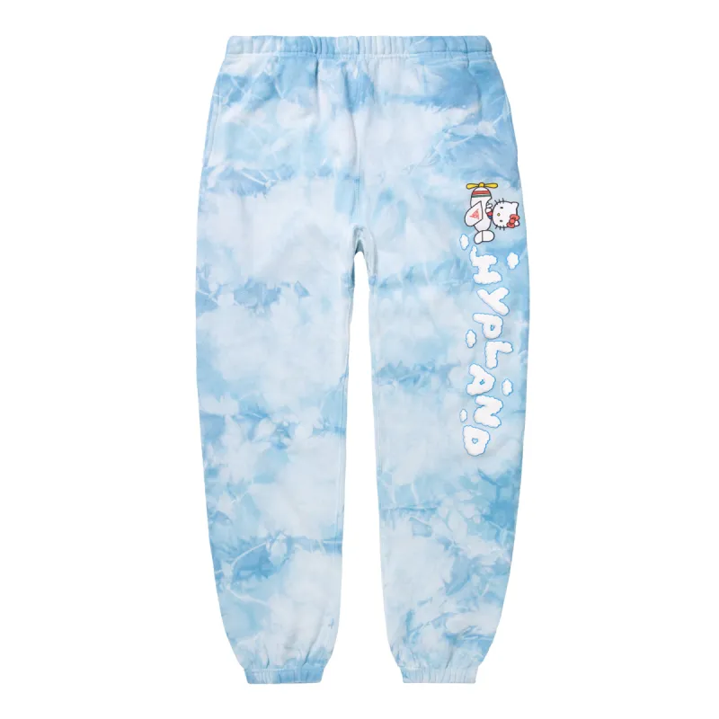 HELLO KITTY CLOUDS SWEATPANTS (TIE DYE) sold by hypland
