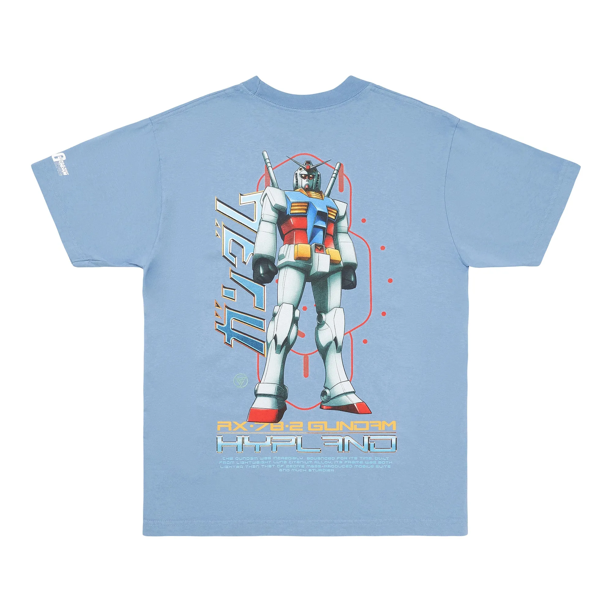 GUNDAM MOBILE SUIT RX78 SHIRT (CLEAR BLUE) sold by hypland