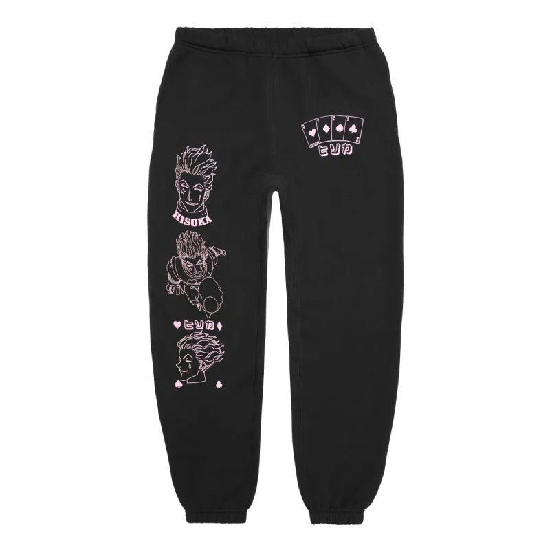 HXH HISOKA SWEATPANTS (BLACK) made by hypland
