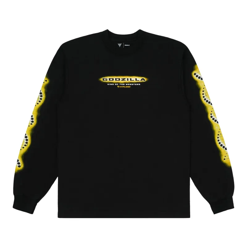 GODZILLA UNSTOPPABLE LONG SLEEVE TEE (BLACK) sold by hypland