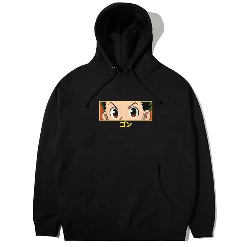 HXH GON EYES HOODIE (BLACK) sold by hypland