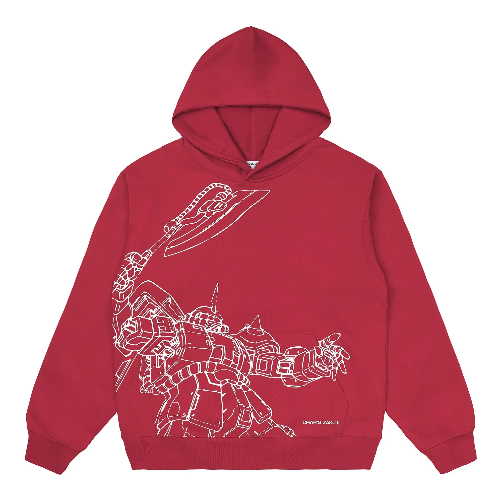GUNDAM FLOAT HOODIE (RED) sold by hypland