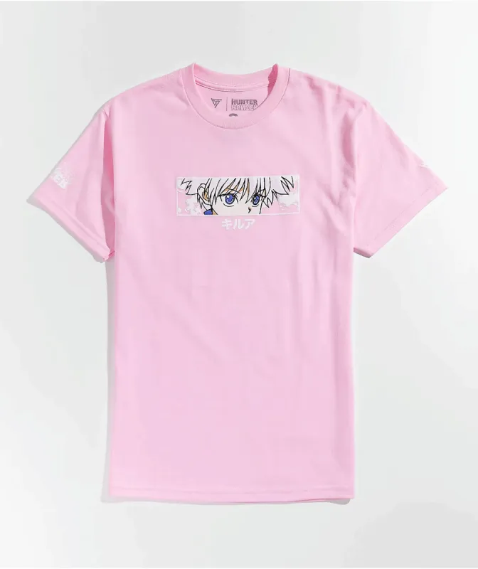 DISCORD HXH KILLUA EYES T SHIRT (PINK) sold by hypland