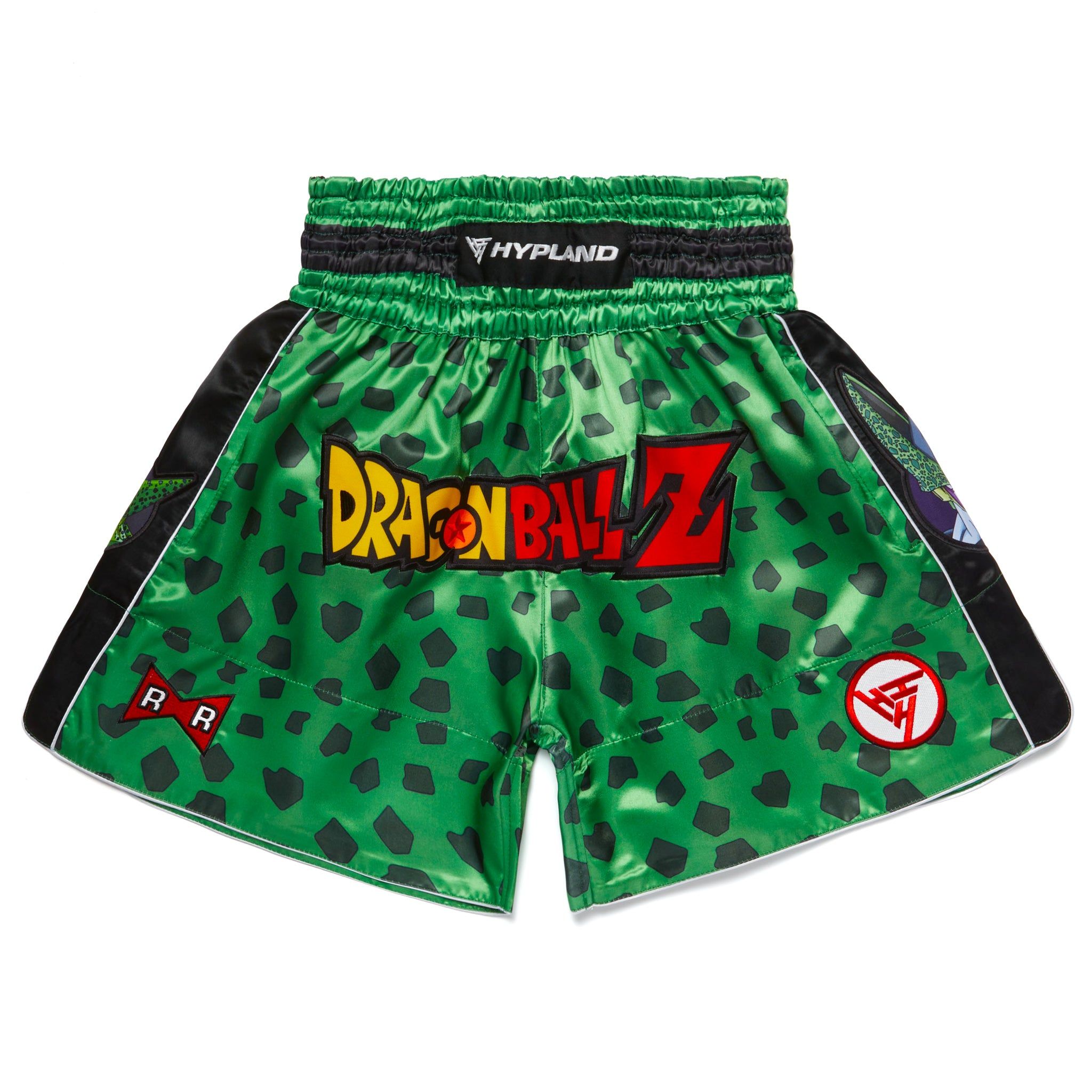 DBZ CELL MUAY THAI SHORTS (GREEN) sold by hypland