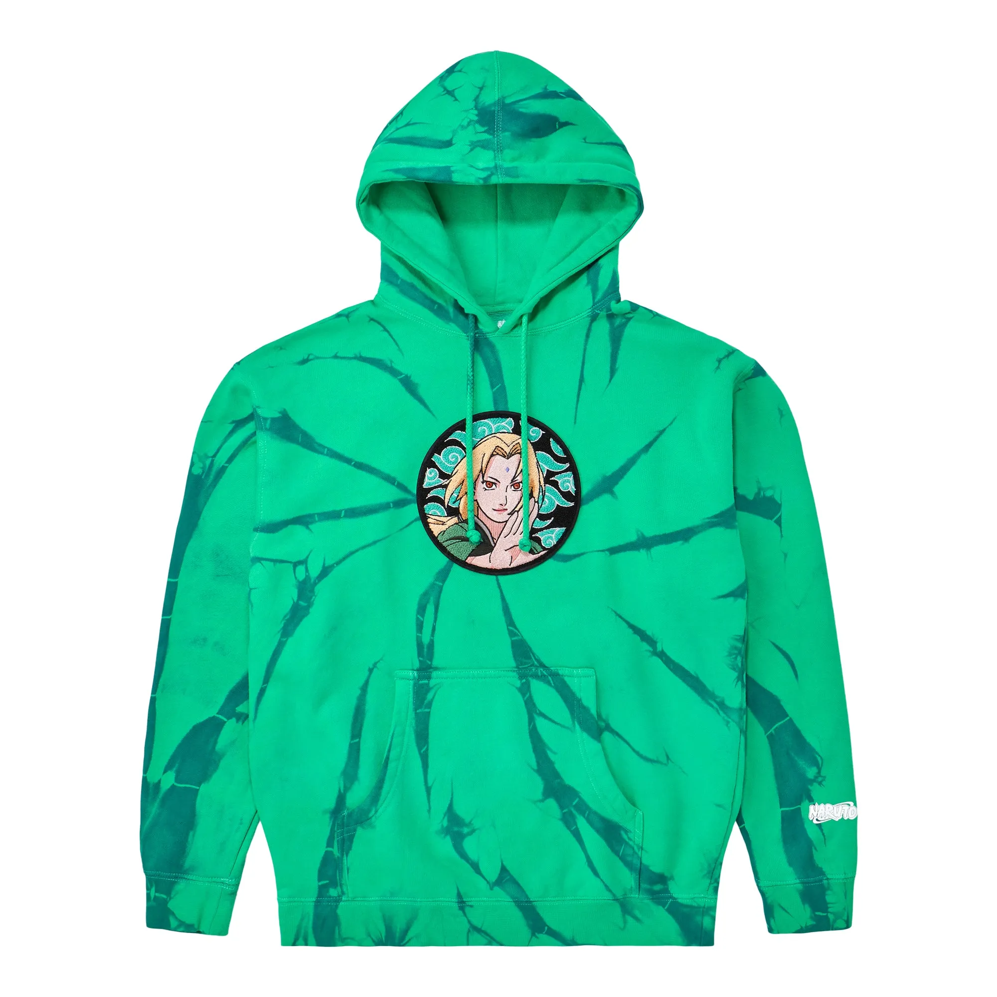 SHIPPUDEN TSUNADE CHENILLE HOODIE (SEAFOAM TIE DYE) sold by hypland