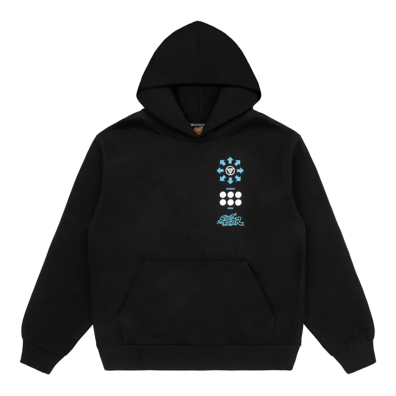 STREET FIGHTER FIGHT CARD HOODIE (BLACK) sold by hypland