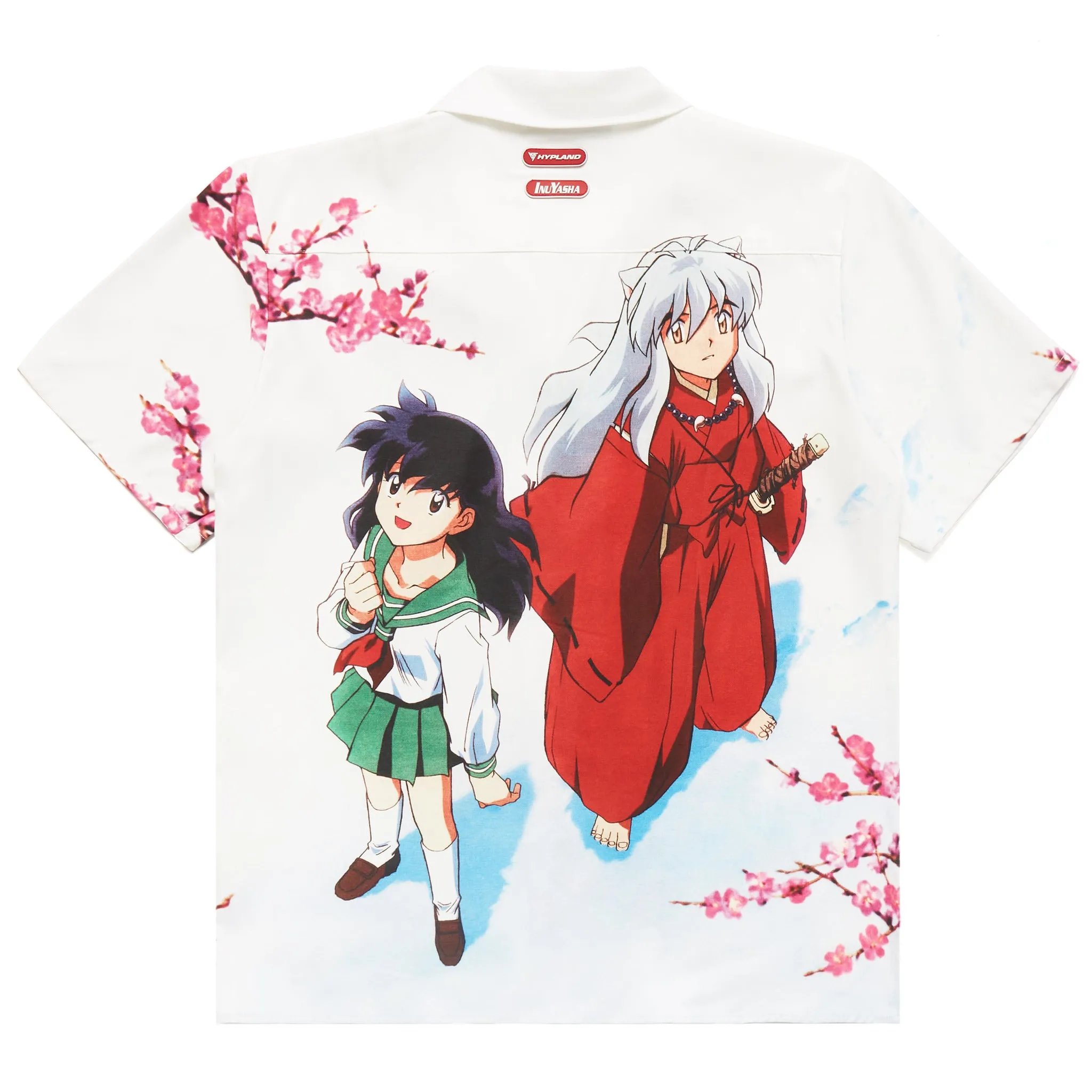 INUYASHA SNOW BUTTON UP SHIRT (WHITE) sold by hypland product image thumbnail 2