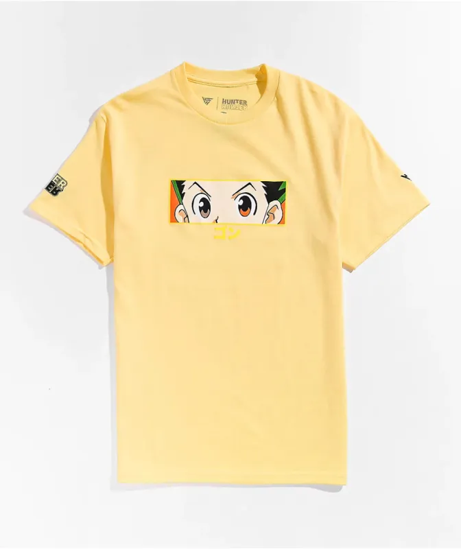 DISCORD HXH GON EYES T SHIRT (YELLOW) sold by hypland