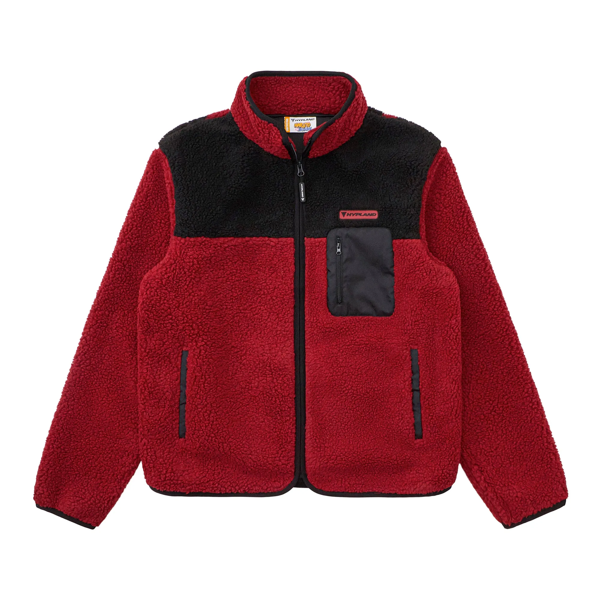 SHIPPUDEN MASKED OBITO SHERPA JACKET (RED) sold by hypland product image thumbnail 2