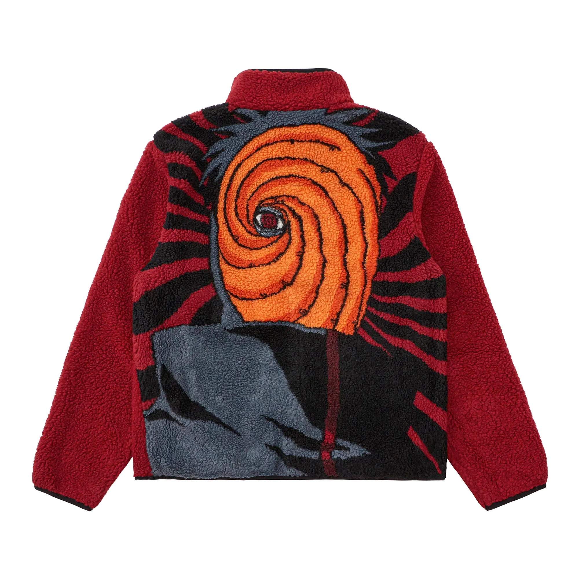 SHIPPUDEN MASKED OBITO SHERPA JACKET (RED) sold by hypland