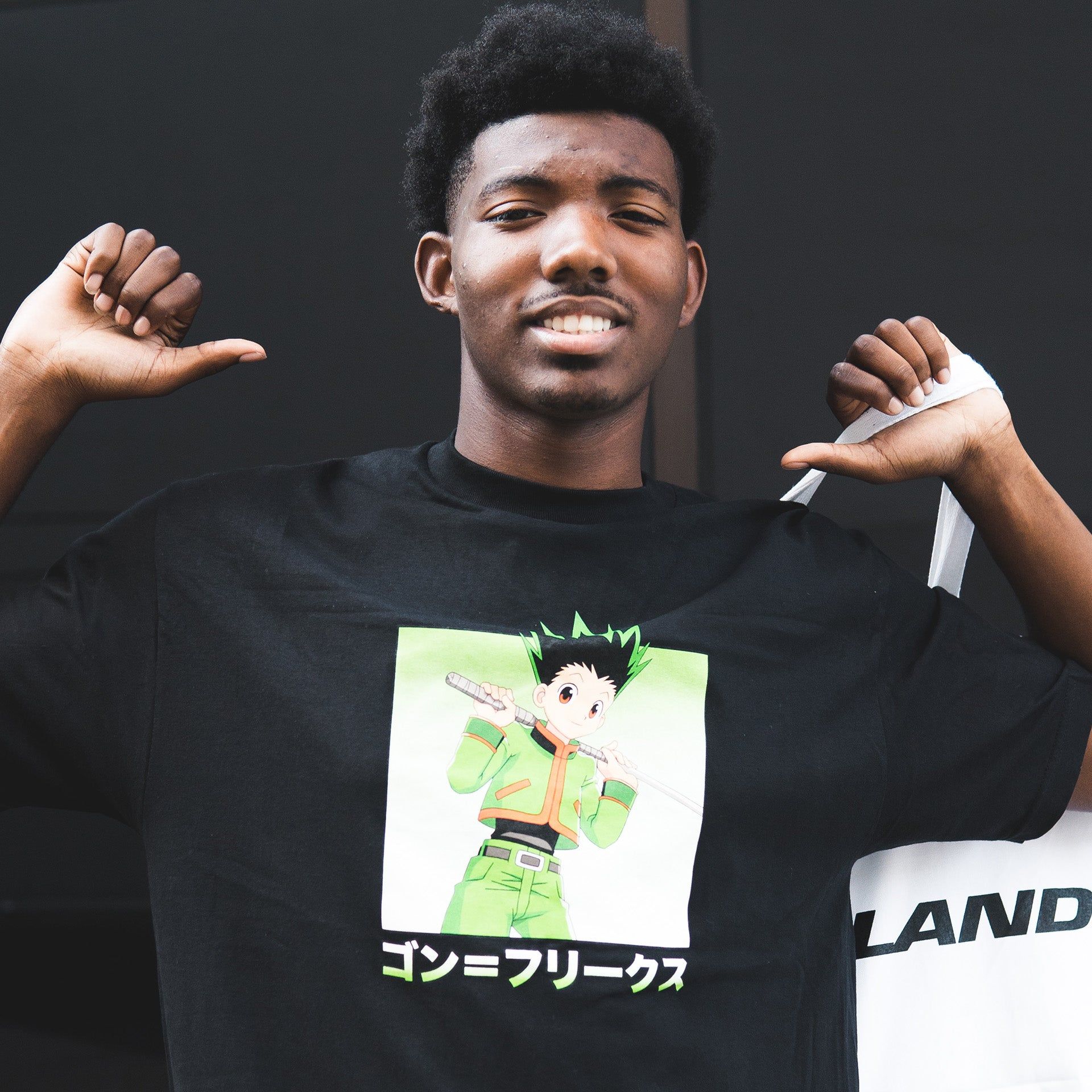 HXH GON INDIVIDUAL SHIRT (BLACK) sold by hypland product image thumbnail 2